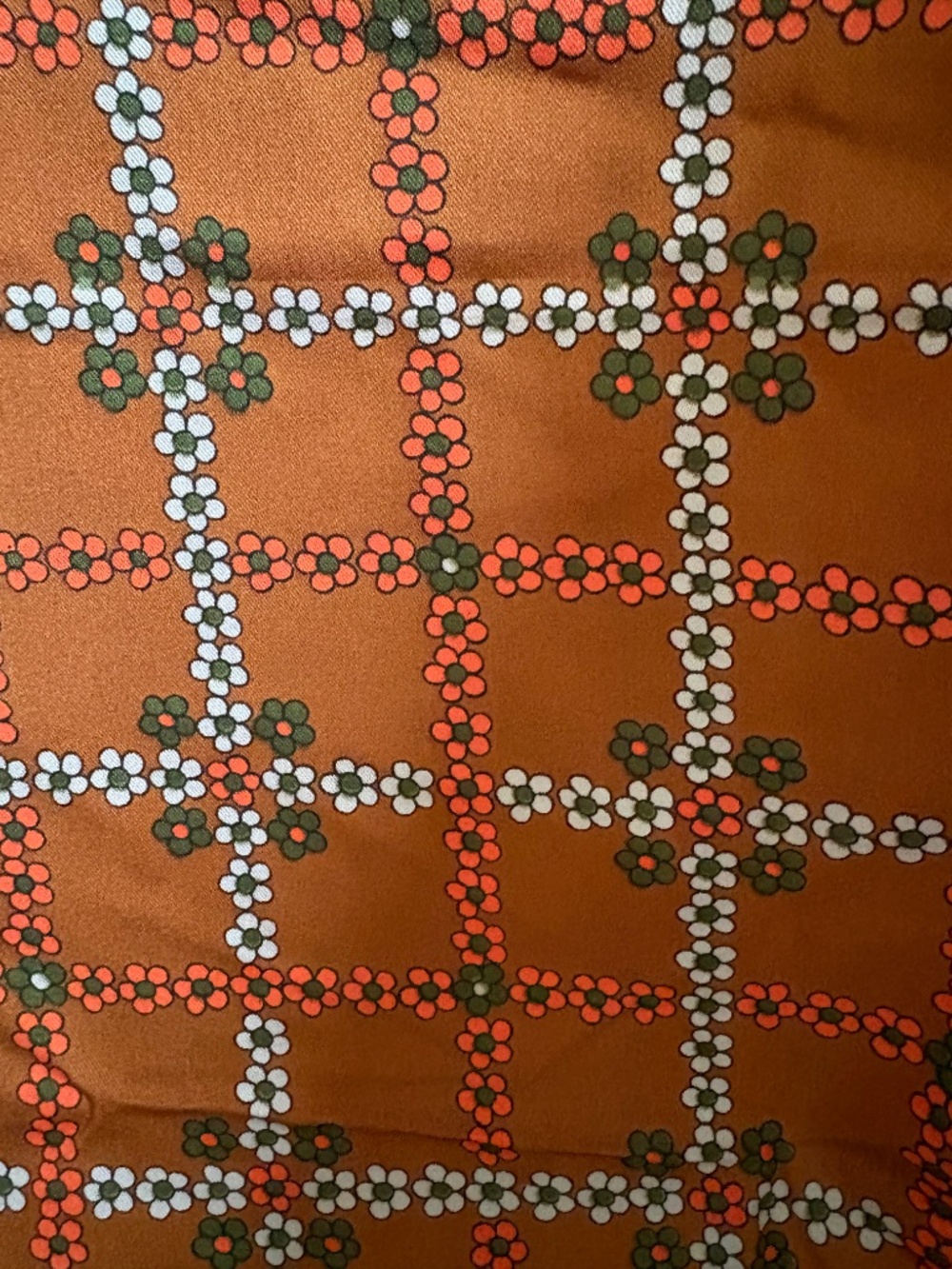 Set of Two Vintage Patterned Scarves - Picture 4 of 6